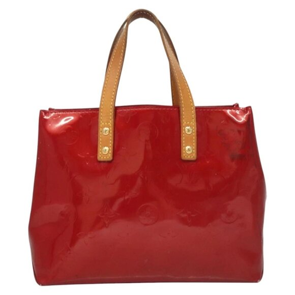 LOUIS VUITTON Monogram Vernis Reade PM Hand Bag Pomme D'amour M91990 Auth BA1427 - Picture 3 of 14